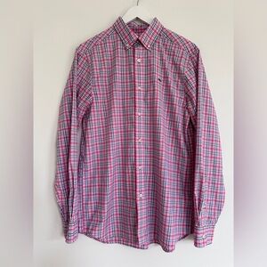 Men’s Vineyard Vines Classic Fit Whale Performance Button Down Shirt Small